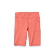 Girls Trail Tight Bike Shorts - CORAL REEF