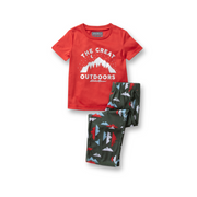 Toddler Boys Loose Fit Sleep Set - PAPRIKA