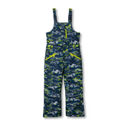 Kids Firstline Convertible Ski Bib - LIME GREEN