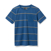 Boys Territory Stripe T-Shirt - LAKE