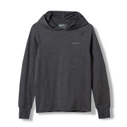 Boys Boulder Peak Long-Sleeve Hooded T-Shirt - IRON