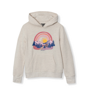 Girls Graphic Camp Fleece Hoodie - OATMEAL HEATHER