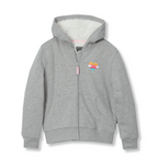 Girls Camp Fleece Faux Shearling-Lined Hoodie