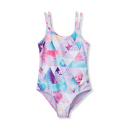 Girls Sea Spray One Piece Swimsuit - PASTEL LILAC