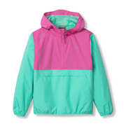 Kids Rainfoil® Anorak - SUPER PINK