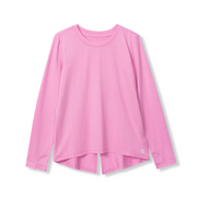 Girls Trail Long-Sleeve Shirt - BEGONIA PINK