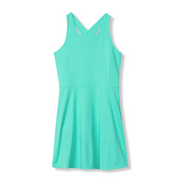 Girls Trail Tank Dress - AQUAMARINE