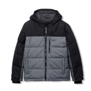 Boys Classic Down Hooded Jacket - GRAY
