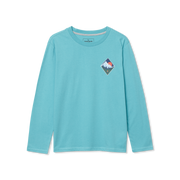 Boys Graphic Long Sleeve Tee - PORCELAIN BLUE