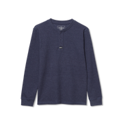 Boys Basin Thermal Henley - PEACOAT