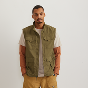 Men's Adventurer Hiking Vest - Alder