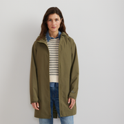 Women's Rainy Pass Water-Repellent Trench Coat - Alder