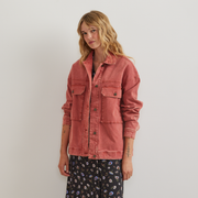 Women's Seabrook Vintage Washed Jacket - Mineral Red