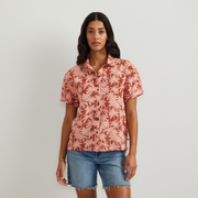Women's Baja Short-Sleeve Shirt - Paprika