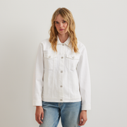 Women's Authentic Denim Jacket - White