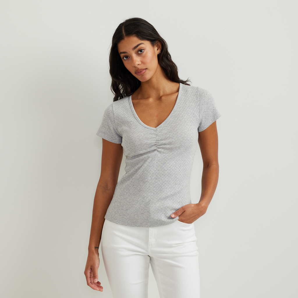 Women's Pointelle Dobby Shirt