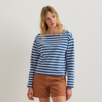 Women's Sailor Bateau Neck T-Shirt