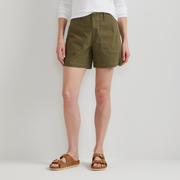 Women's Canvas Utility Shorts - Alder