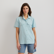 Women's Mountain 3.0 Short-Sleeve Shirt - Solid - Aquamarine