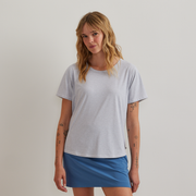 Women's Trek Light Hike Short-Sleeve Crewneck T-Shirt - Slate