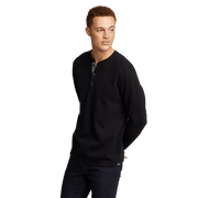 Men's Eddie's Favorite Ultrasoft Thermal Henley - Black