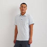 Men's Baja Polo Shirt - Pale Blue