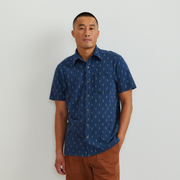 Men's Knit Baja Pocket Button-Up Shirt - Dusk