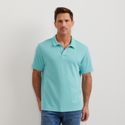 Men's Short Sleeve Journey Modal Polo Shirt - Surf