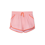 Girls Sea Spray Woven Cover Up Shorts - PEACHES N' CREAM