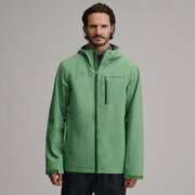 Men's Cloud Cap Waterproof Stretch Hooded Rain Jacket - Light Moss
