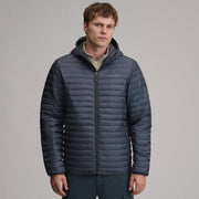 Men's Jacket Microlight Hooded - Carbon Heather