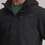 Men's Mainstay Insulated Waterproof Hooded Trench Coat