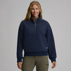 Women's Authentic Outdoor Full-Zip Fleece Mock Pullover