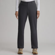 Women's Flannel Lined Cotton Pants - Carbon