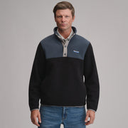 Men's Authentic Outdoor Fleece Snap-Mock Pullover - Asparagus