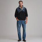 Men's Authentic Outdoor Fleece Snap-Mock Pullover