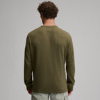 Men's Birds Eye Long-Sleeve Thermal Henley