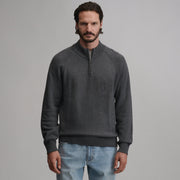 Men's Classic Quarter-Zip Sweater - Heather Gray