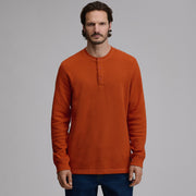 Men's Eddie's Favorite Ultrasoft Thermal Henley - Picante