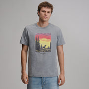Men's EB Dog T-Shirt - Med Heather Gray