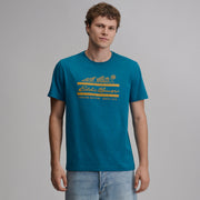 Men's EB Script Signature T-Shirt - Brilliant Blue