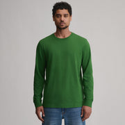 Men's Legend Wash 100% Cotton Long-Sleeve Classic T-Shirt - Asparagus