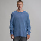 Men's Plaited Waffle Thermal Crew