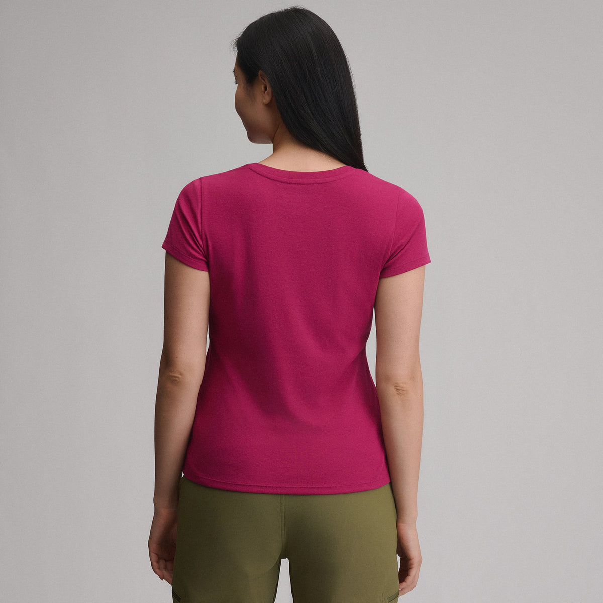 Women's Everyday Short-Sleeve V-Neck T-Shirt