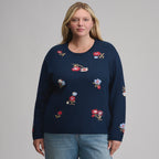 Women's Floral Crewneck Sweater