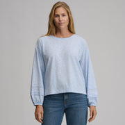 Women's Long-Sleeve Soft Relaxed Top - Ice