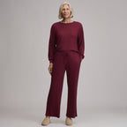 Women's Long-Sleeve Cozy Rib Crew