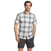 Men's Voyager Flex Short-Sleeve Shirt - Winter Blue