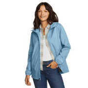 Women's Rainy Pass Water-Repellent Hooded Jacket - Blue Fog