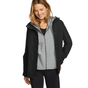 Women's Rainfoil® Storm Waterproof Hooded Jacket - Black